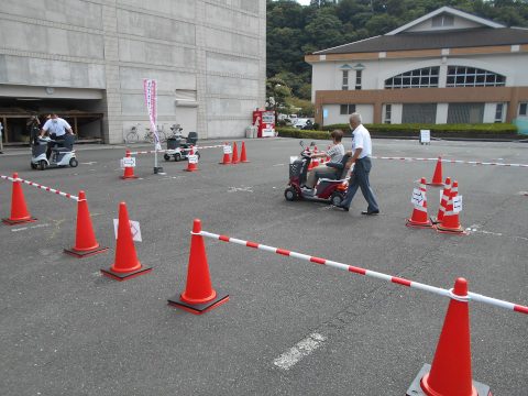 電動車いす教室 2024年9月25日 西予市三瓶文化会館